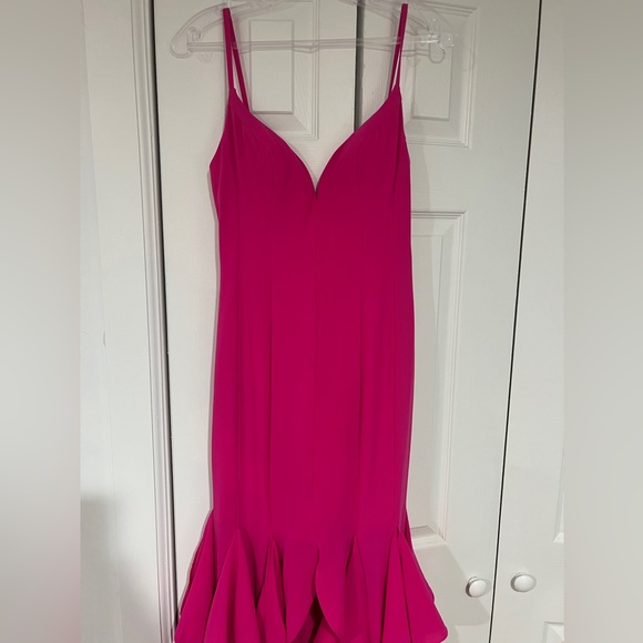 Terani Hot Pink dress - Picture 4 of 4